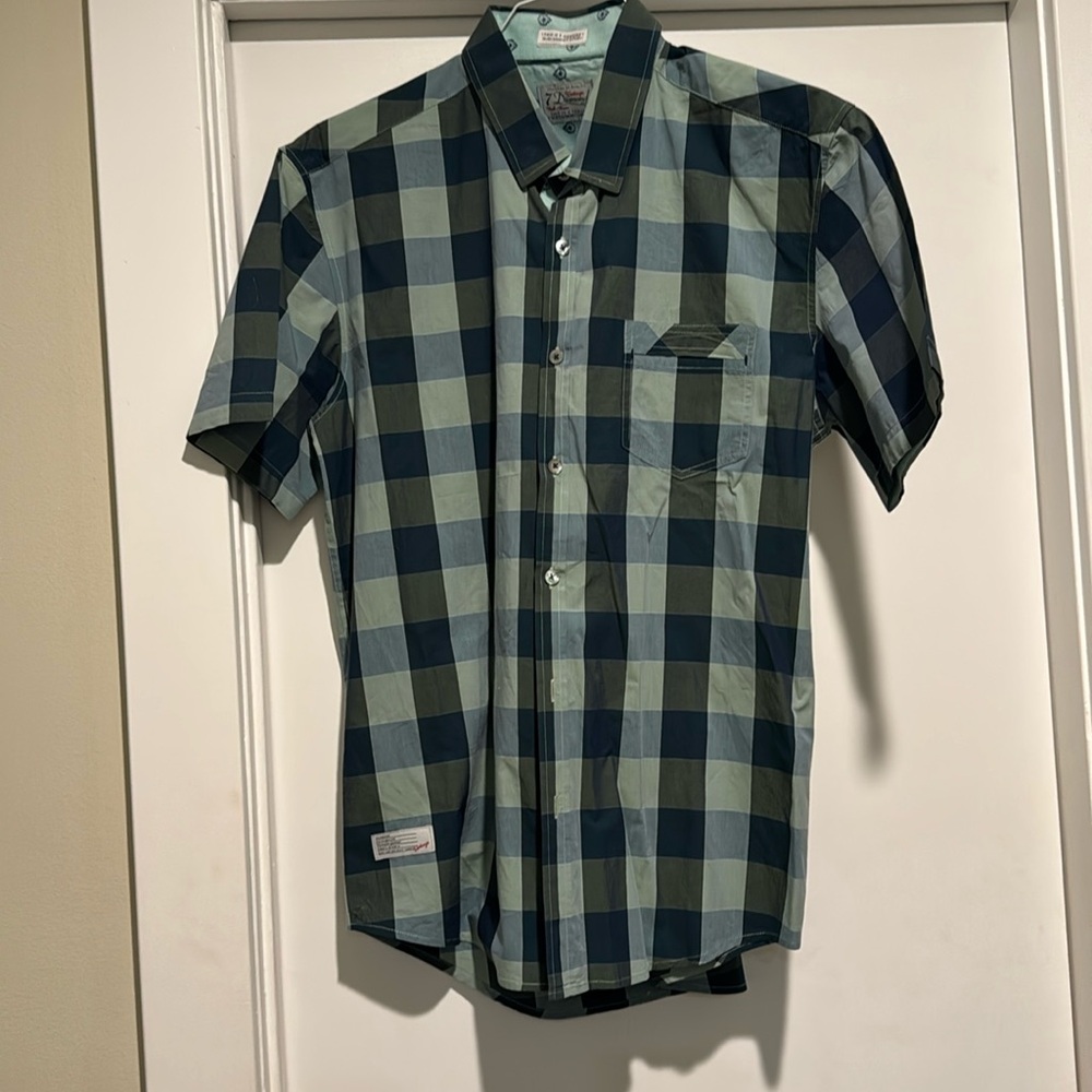 Vintage 7 Diamonds plaid shirt size medium